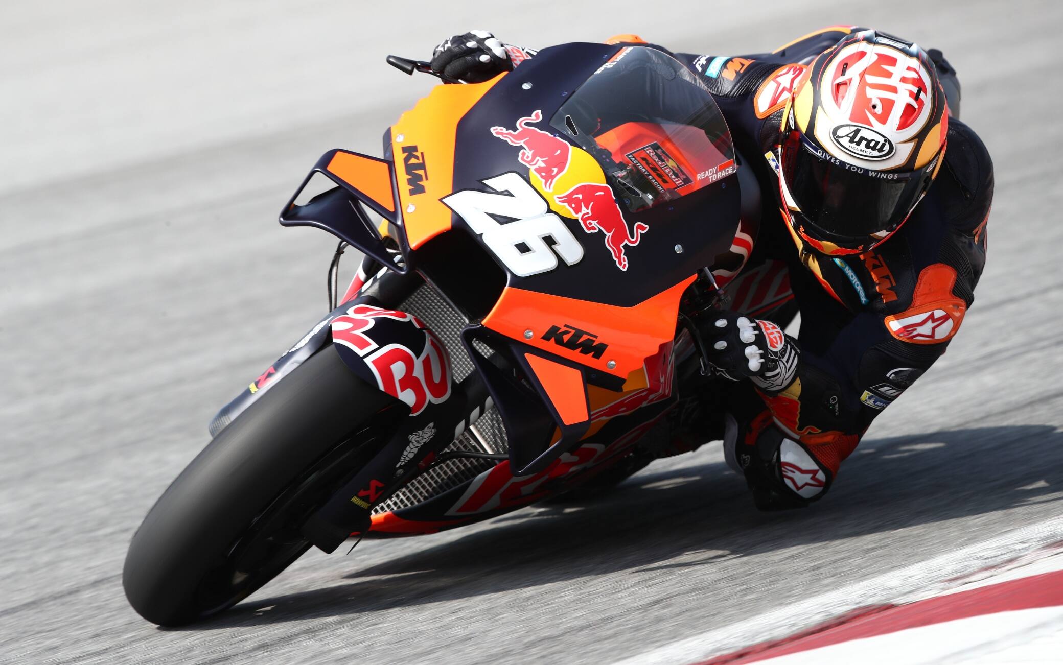 Dani Pedrosa in sella alla KTM