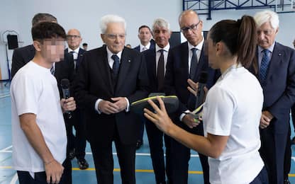 Mattarella inaugura anno scolastico a Cagliari: “Scuola palestra vita"