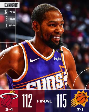 PHOENIX SUNS-MIAMI HEAT 115-112