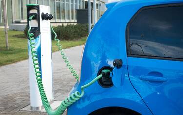 Modern electric car charging