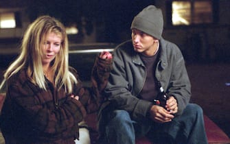 8 MILE
Jimmy (EMINEM) and his mom Stephanie (KIM BASINGER) are often frustrated with their lives Ð and each other.  
Ref: FB
Supplied by Capital Pictures
*Film Stills - Editorial Use Only*
Tel: +44 (0)20 7253 1122
www.capitalpictures.com
sales@capitalpictures.com

(f/sd013)