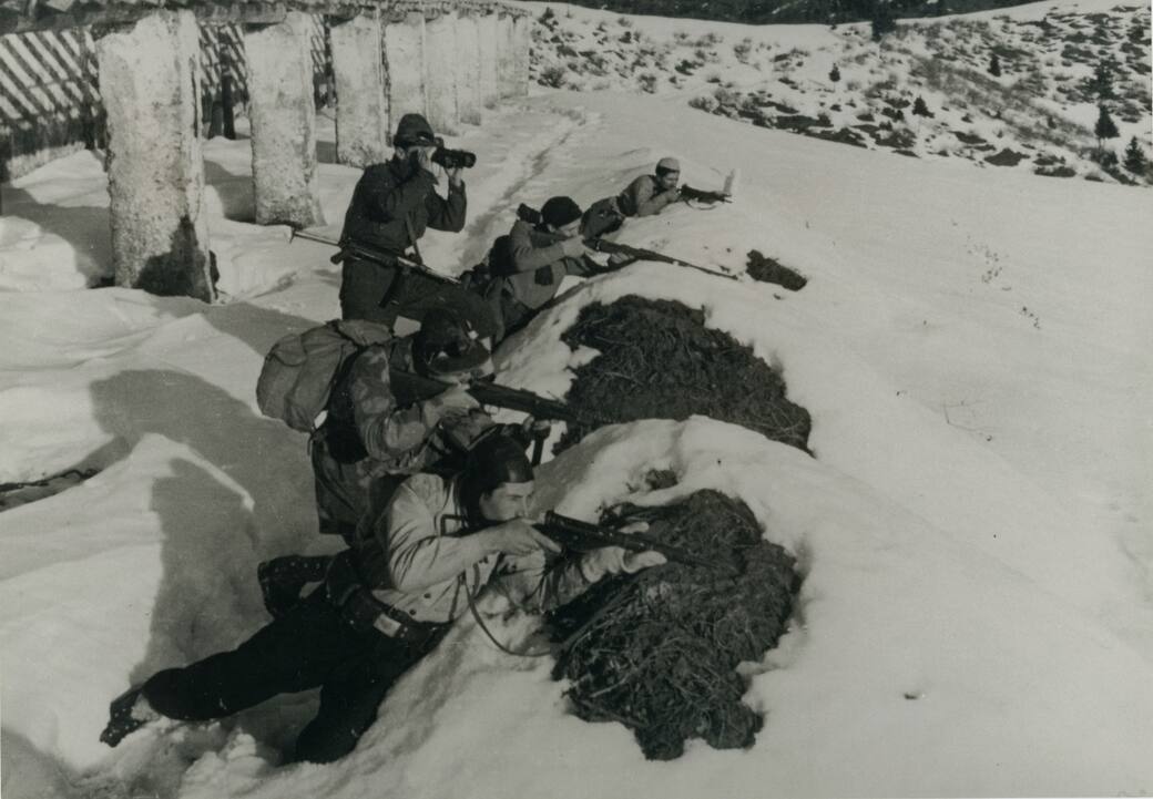 Partigiani bergamaschi della 53a Brigata Garibaldi. Credit: Isrec Bergamo