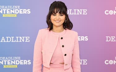 LOS ANGELES, CALIFORNIA - APRIL 09: EP/Actor Selena Gomez from Huluâ  s â  Only Murders in the Buildingâ   attends Deadline Contenders Television at Paramount Studios on April 09, 2022 in Los Angeles, California. (Photo by Amy Sussman/Getty Images for Deadline Hollywood )