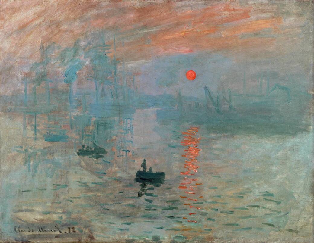 Claude Monet, Impression, soleil Levant, 1872