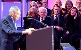 Auschwitz - Il Presidente della Repubblica Sergio Mattarella in occasione della partecipazione alla commemorazione dell'LXXX Anniversario della liberazione del Campo di Auschwitz-Birkenau, oggi  27 gennaio 2025.
(Foto di Paolo Giandotti - Ufficio Stampa per la Stampa e la Comunicazione della Presidenza della Repubblica)