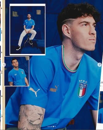 La maglia della Nazionale di calcio italiana