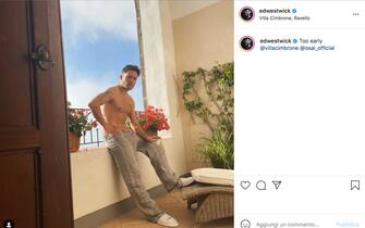 Ed Westwick in Costiera Amalfitana