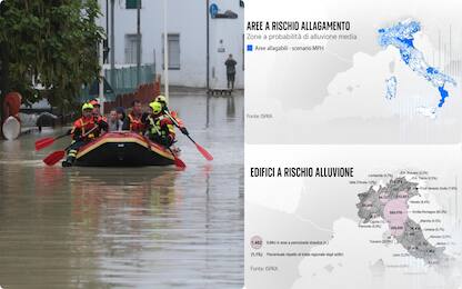 Emilia-Romagna prima regione per territori a rischio alluvione