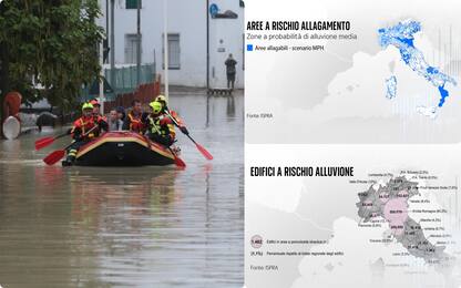 Emilia-Romagna prima regione per territori a rischio alluvione