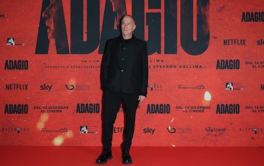 ROME, ITALY - DECEMBER 11: Director Stefano Sollima attends the red carpet for the movie "Adagio" at The Space Parco De Medici on December 11, 2023 in Rome, Italy. (Photo by Ernesto Ruscio/Getty Images)