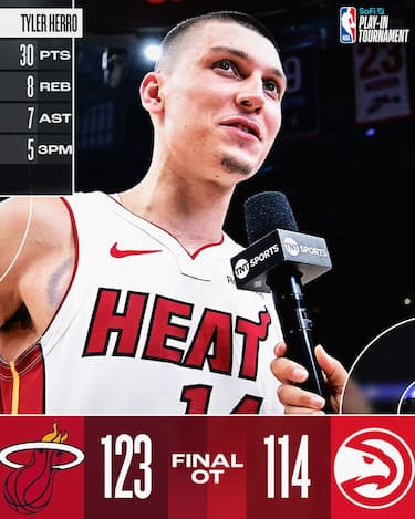 ATLANTA HAWKS-MIAMI HEAT 114-123 (OT)