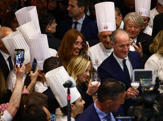 Verona Premier Giorgia Meloni al Vinitaly