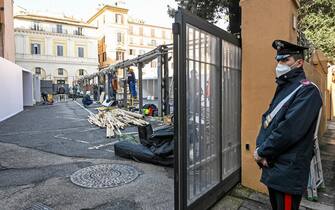 Lavori in corso seggi elezione presidente della Repubblica