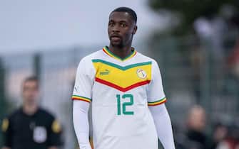 ORLEANS, FRANCE - SEPTEMBER 24: Fode Ballo-Toure of Senegal during the international friendly match between Senegal and Bolivia at OmnisportÕs Stadium