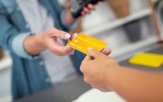Selective focus of a credit card