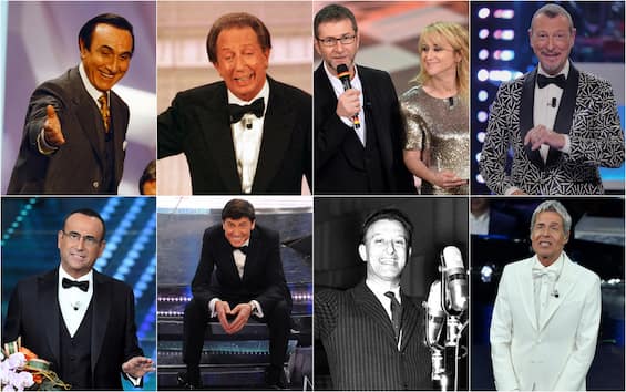 Sanremo, who has presented the most editions of the Festival: the ranking of the hosts