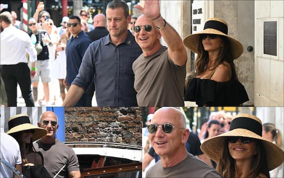 I neosposi Jeff Bezos e Lauren Sanchez a Venezia, pranzo esclusivo all I neosposi Jeff Bezos e Lauren Sanchez a Venezia, pranzo esclusivo all