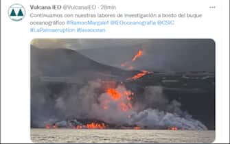 Vulcano a La Palma, Canarie