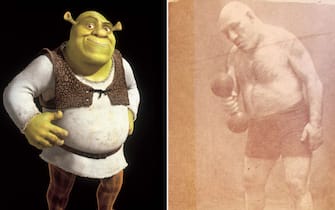 Shrek e il wrestler francese Maurice Tillet (1903-1954)