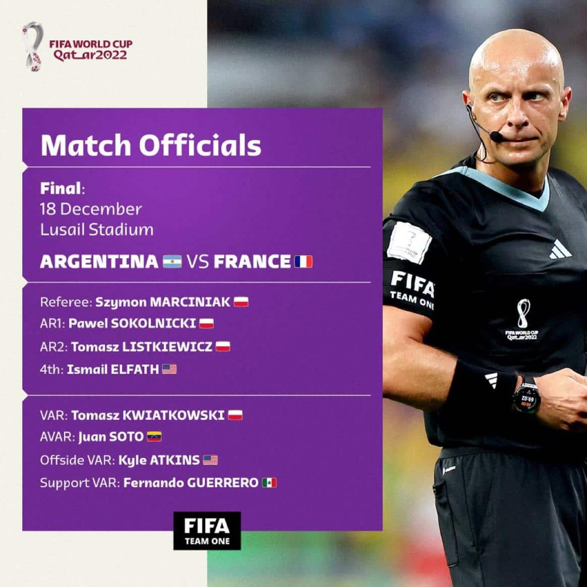 Arbitro finale Mondiali 