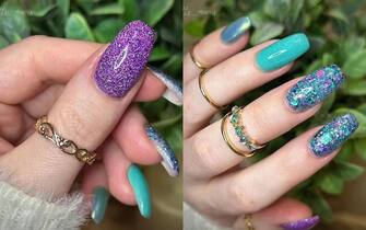 Unghie estive manicure da sirena