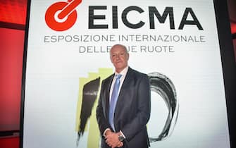 L ad Eicma Paolo Magri all inaugurazione Eicma 2024 alla Fiera di Rho Pero, Milano 5 Novembre 2024
ANSA/MATTEO CORNER