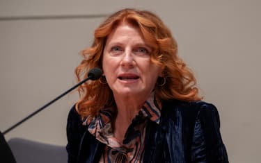 Italian actress Angela Finocchiaro at the Torino Film Festival 2024 for the presentation of the film Amichemai. Turin (Italy), November 29th, 2024