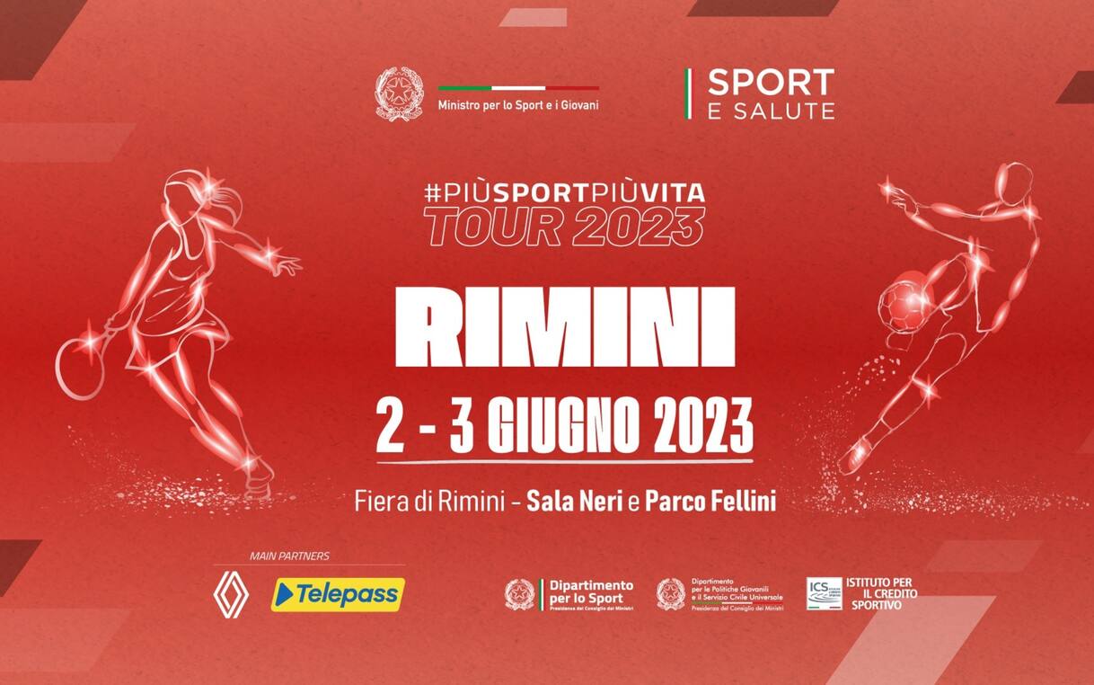 Tour Sport e Salute 2023, a Rimini la tappa inaugurale