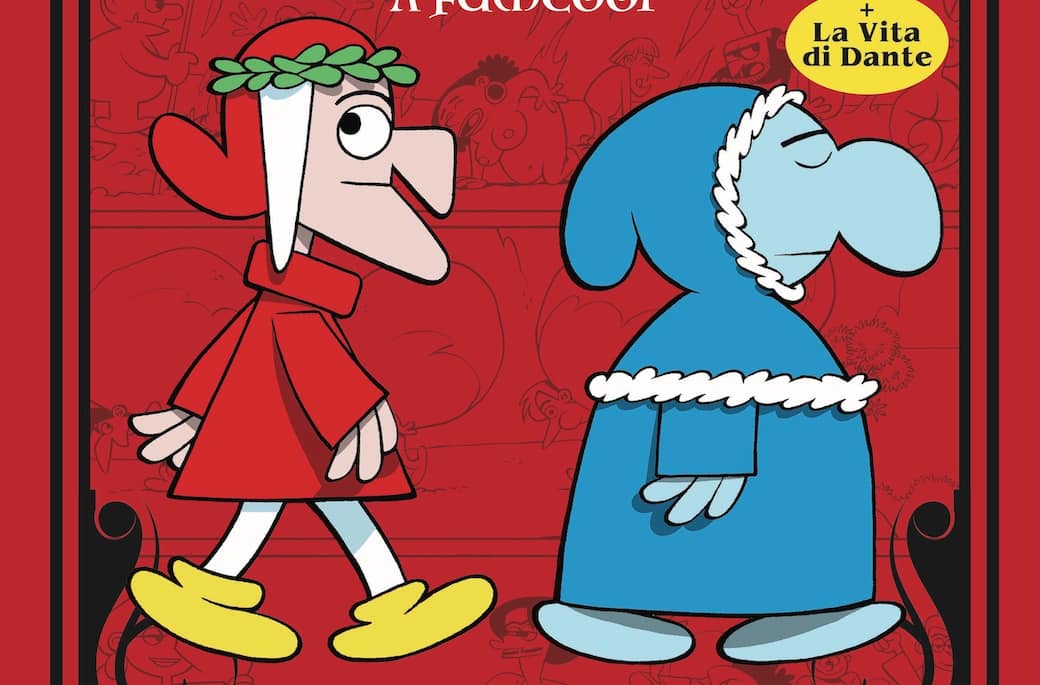Un dettaglio della copertina di “Dante – La Divina Commedia a fumetti”