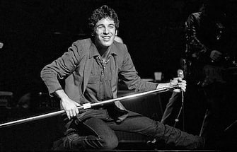 Atlanta - November 01: Singer/Songwriter Bruce Springsteen of Bruce Springsteen & The E Street Band performs at The Fox Theater in Atlanta Georgia. November 01, 1978 (Photo By Rick Diamond/Getty Images)