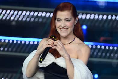 Italian singer Noemi performs on the stage of the Ariston theatre during the 75th edition of the Sanremo Italian Song Festival, in Sanremo, Italy, 11 February 2025. The music festival will run from 11 to 15 February 2025.  ANSA/ETTORE FERRARI