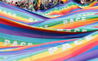 Le manifestazioni per la pace a Roma e Milano