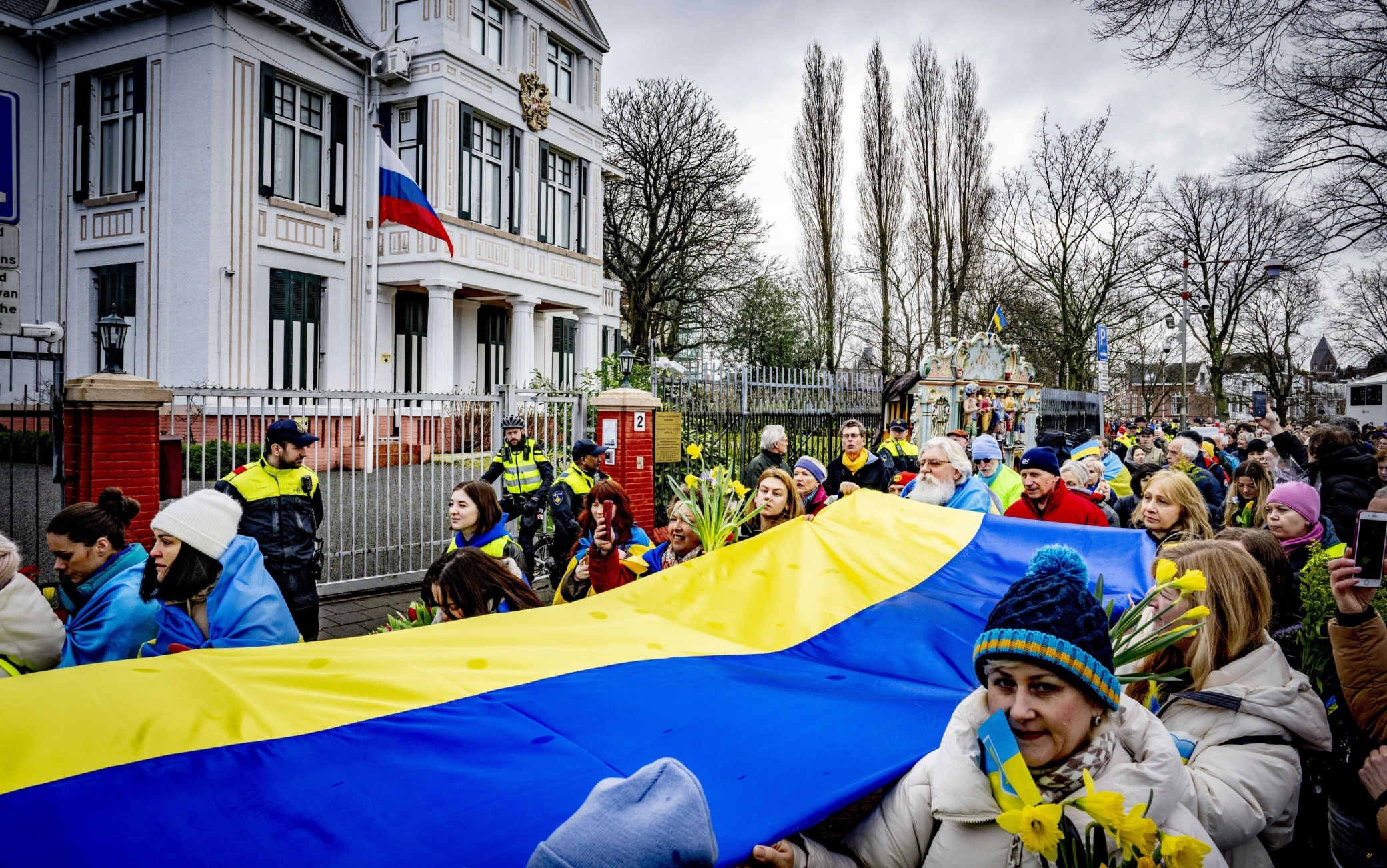 manifestazioni per ucraina un anno guerra
