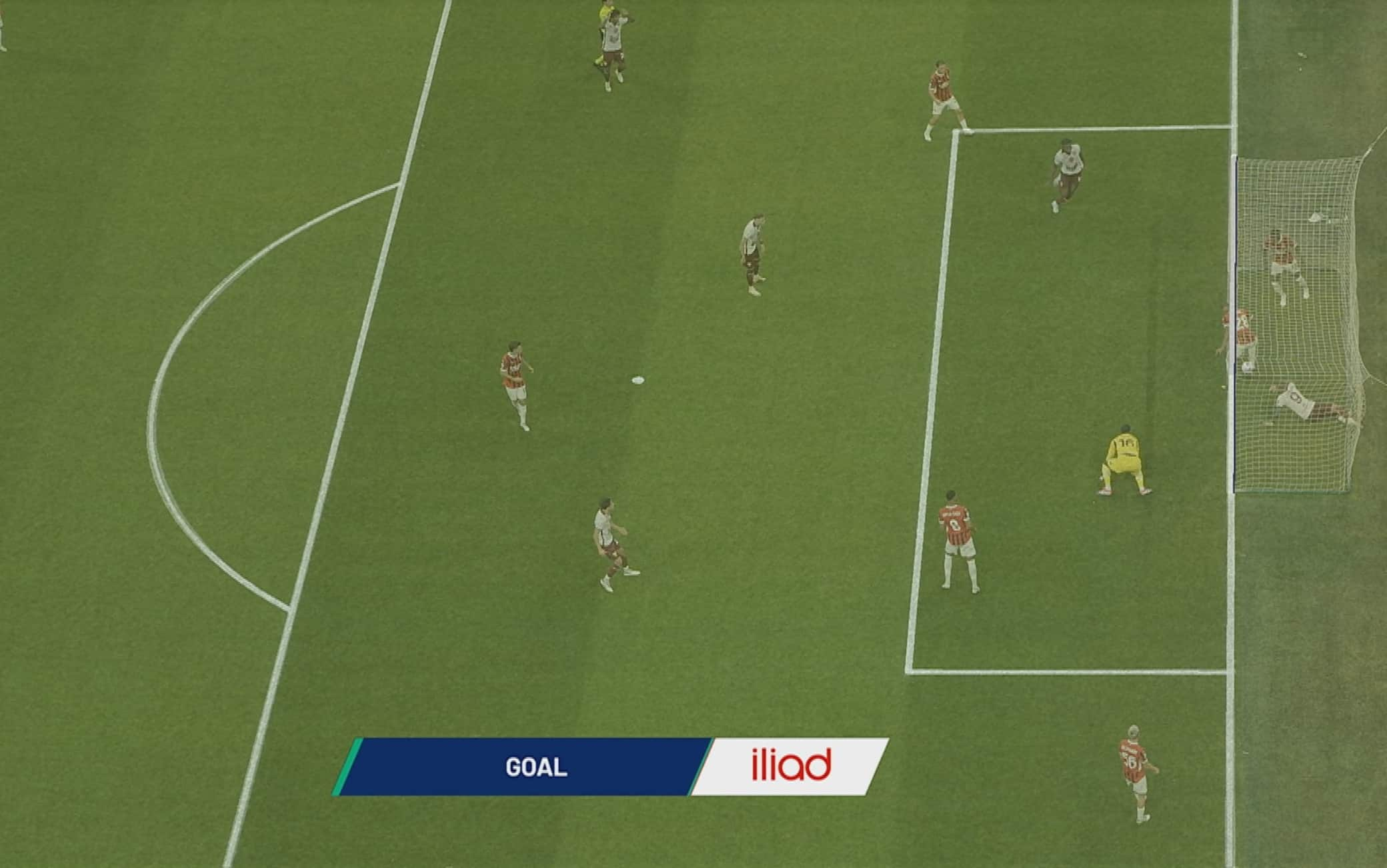 L'episodio: goal-line technology ko, è il Var a vedere l'autogol di Thiaw