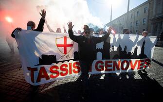 tassisti corteo roma