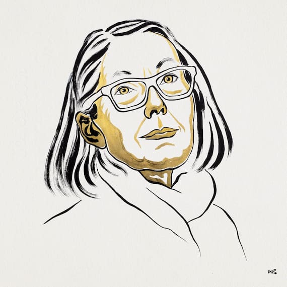 Anne Carson, Nobel Prize in Literature 2026. Credit Ill. Niklas Elmehed © Nobel Prize Outreach
