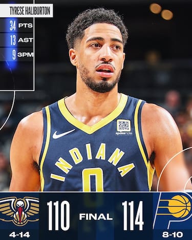 INDIANA PACERS-NEW ORLEANS PELICANS 114-110
