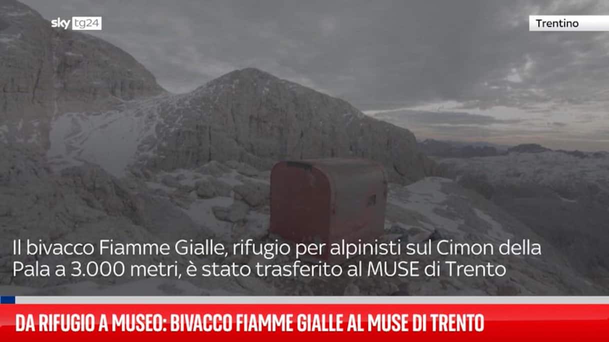 Da rifugio a museo: bivacco Fiamme Gialle al MUSE di Trento
