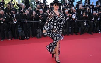 CANNES, FRANCE - MAY 18: Rossy de Palma attends the "Emilia Perez" Red Carpet at the 77th annual Cannes Film Festival at Palais des Festivals on May 18, 2024 in Cannes, France. (Photo by Kristy Sparow/Getty Images)