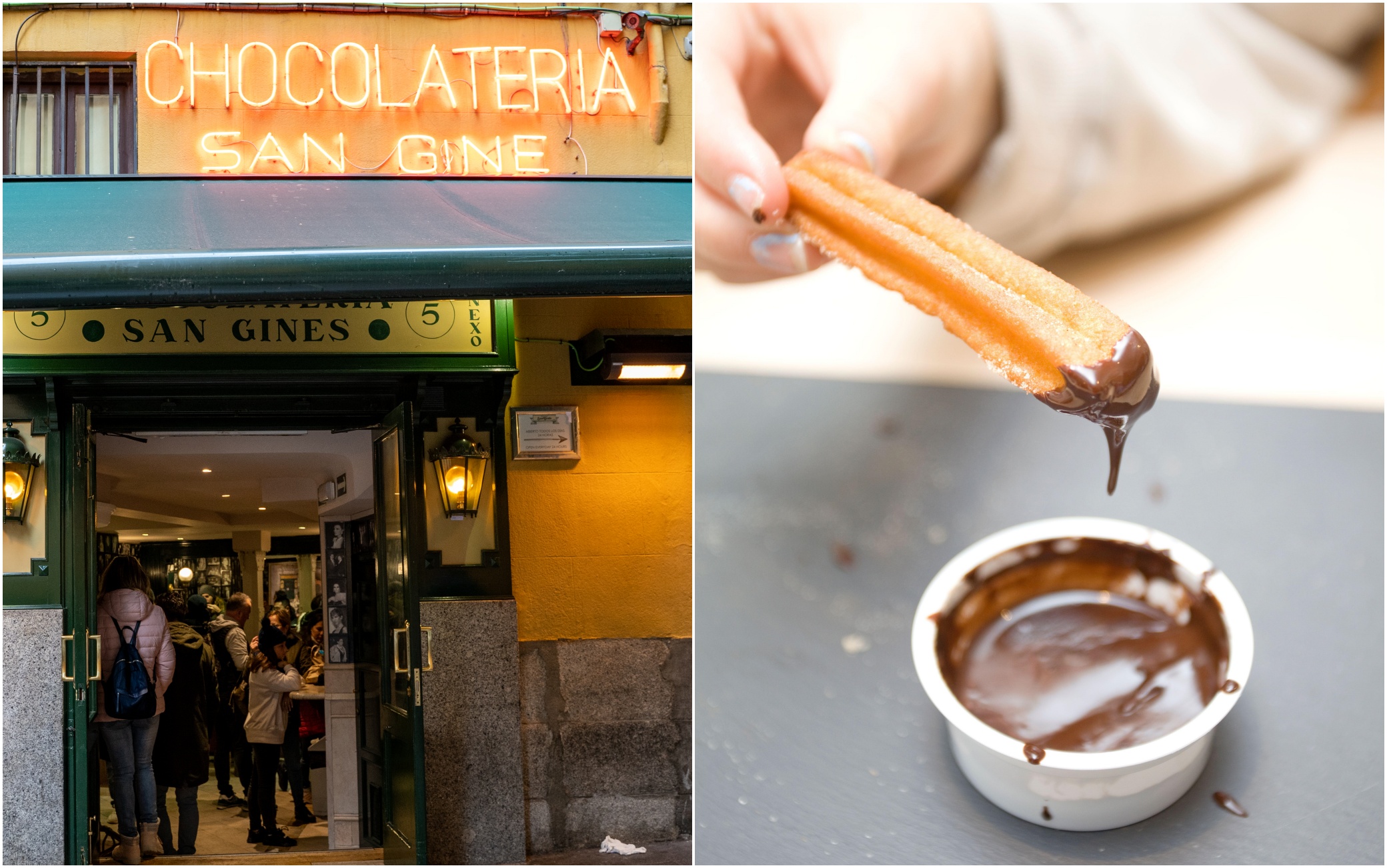 il caffe san gines e un churro