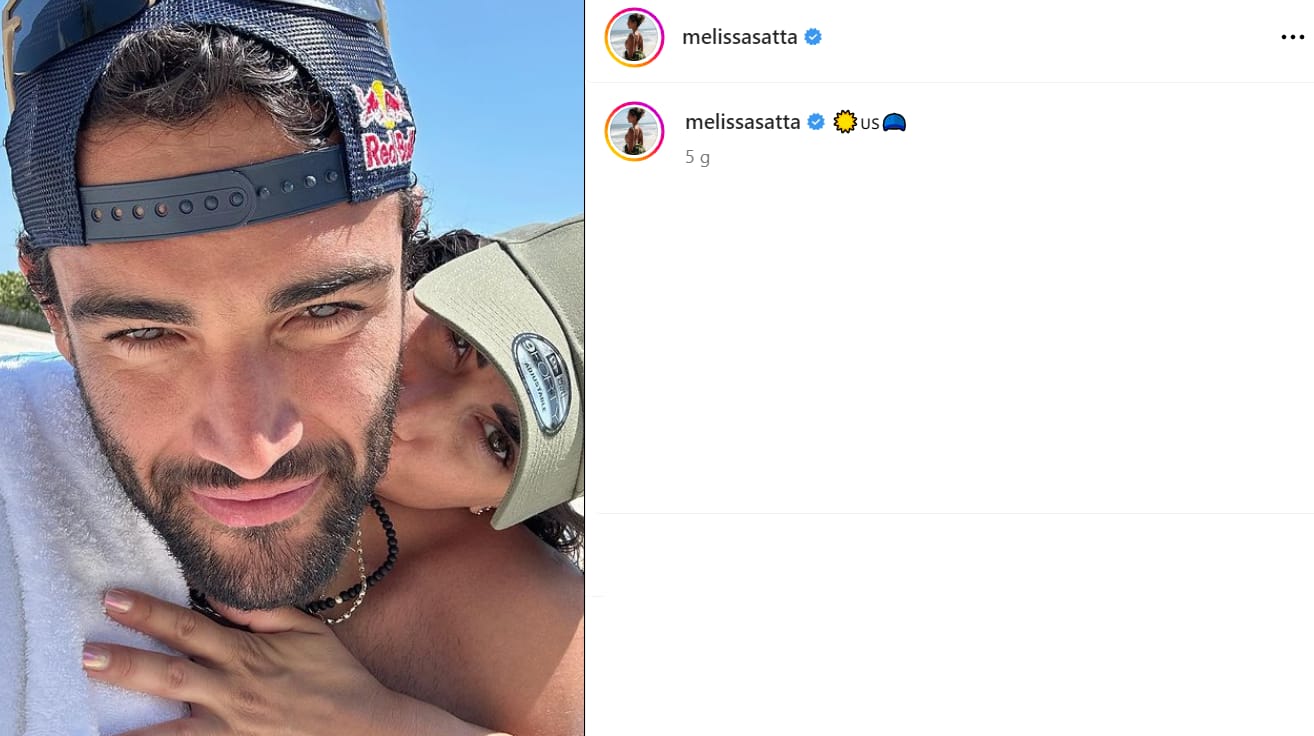 Melissa Satta e Matteo Berrettini