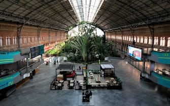 MADRID, SPAIN - MARCH 16: A general view of Atocha train station as the country works to stop the spread of the coronavirus on March 16, 2020 in Madrid, Spain. The cases in Madrid are at least 3,544 people infected of COVID-19 and at least 213 deaths. The Spanish government has declared a state of emergency and is poised to put the country under lockdown to combat the virus.  (Photo by Pablo Blazquez Dominguez/Getty Images)