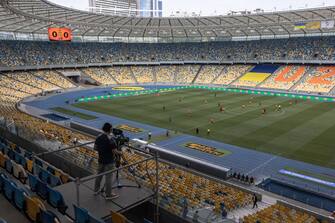 Partita di calcio in Ucraina
