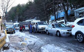 Bufera di neve in Pakistan
