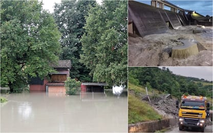 Maltempo, frane e allagamenti in Emilia: un morto nel Parmense