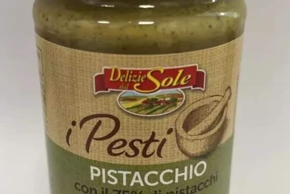 Allarme Pesto al Pistacchio: Richiamati 3 Lotti per Aflatossine – Cosa Sapere e Dove Ritirare il Prodotto