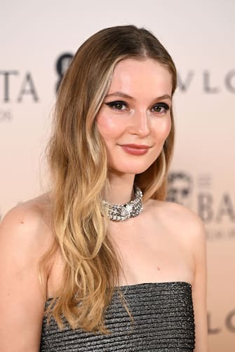 LONDON, ENGLAND - FEBRUARY 17: Hannah Dodd attends the Nominees' Party for the EE BAFTA Film Awards 2024, supported by Bulgari at The National Gallery on February 17, 2024 in London, England. (Photo by Jeff Spicer/Getty Images)
