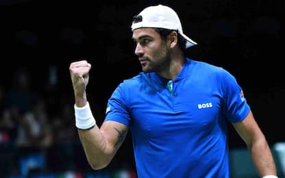 Coppa Davis, Italia-Brasile 1-0: Berrettini batte Fonseca 