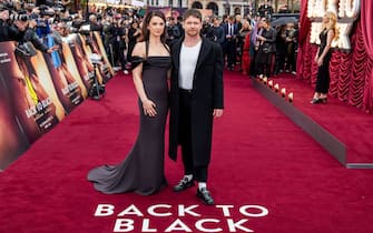 Mandatory Credit: Photo by StillMoving for StudioCanal/Shutterstock (14424340bp)
Marisa Abela and Jack O'Connell attend the World Premiere for StudioCanal's 'Back to Black' at ODEON Luxe Leicester Square on April 8th, 2024 in London, UK. (Photo by StillMoving for StudioCanal)
'Back To Black' film premiere, London, UK - 08 Apr 2024