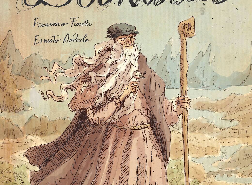 Leonardo, un dettaglio della copertina